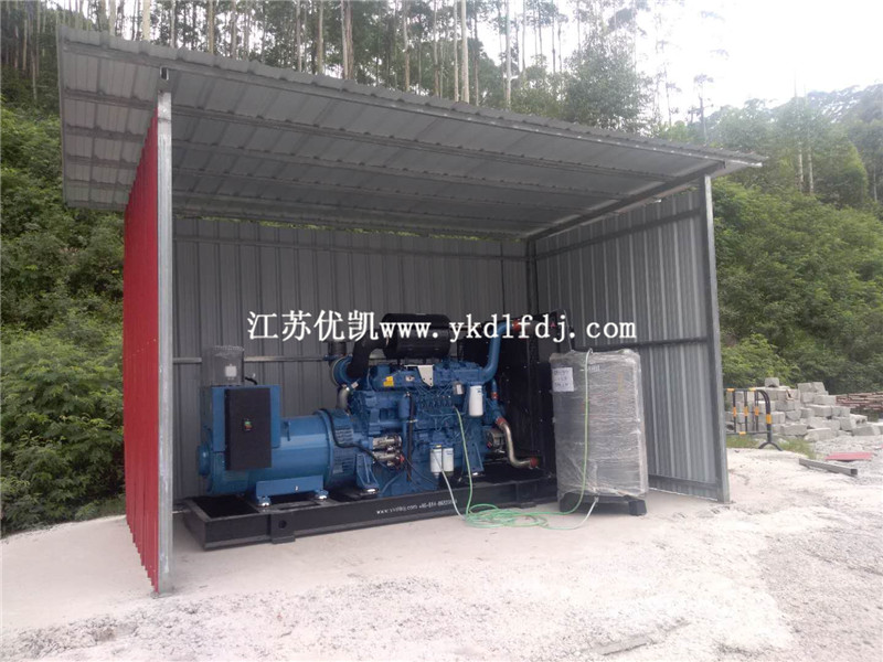 2020年7月2日，500KW玉柴發(fā)電機(jī)組交付廣西來賓某工地使用