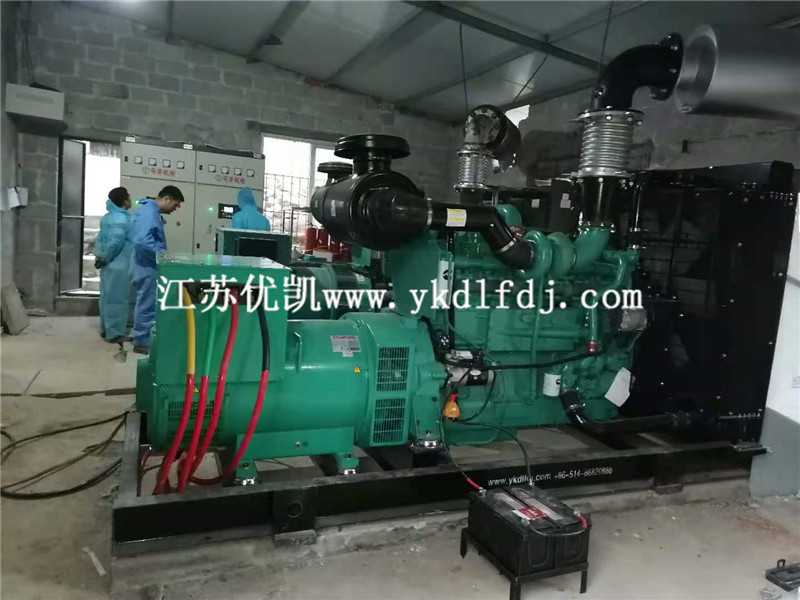 2020年11月14日，400KW重慶康明斯發(fā)電機(jī)組2臺并機(jī)交付養(yǎng)殖公司使用