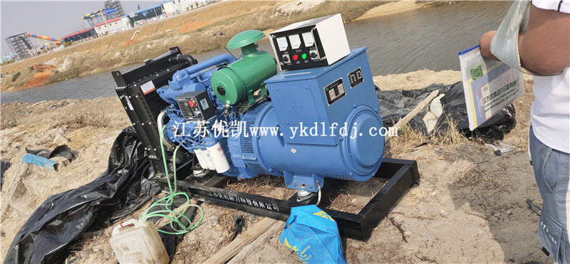 2021年2月3日，75KW玉柴發(fā)電機(jī)組交付廣西北海某工地使用