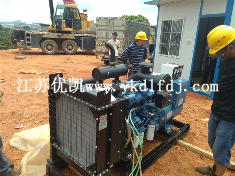 2021年8月18日，玉柴發(fā)電機(jī)組100KW交付廣西橫縣工地使用