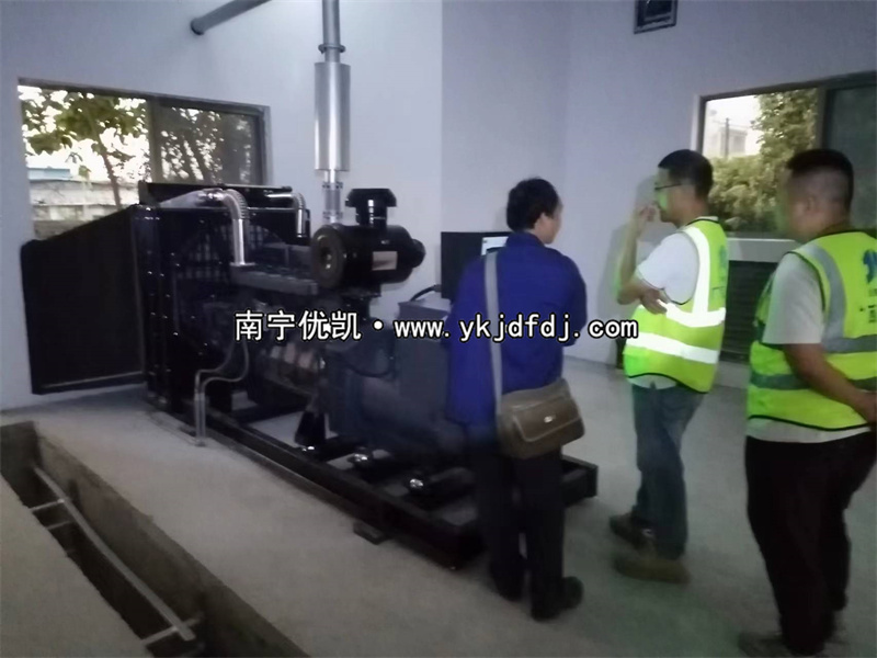 2023年11月28日，欽州項(xiàng)目250kw上柴發(fā)電機(jī)組到貨安裝調(diào)試