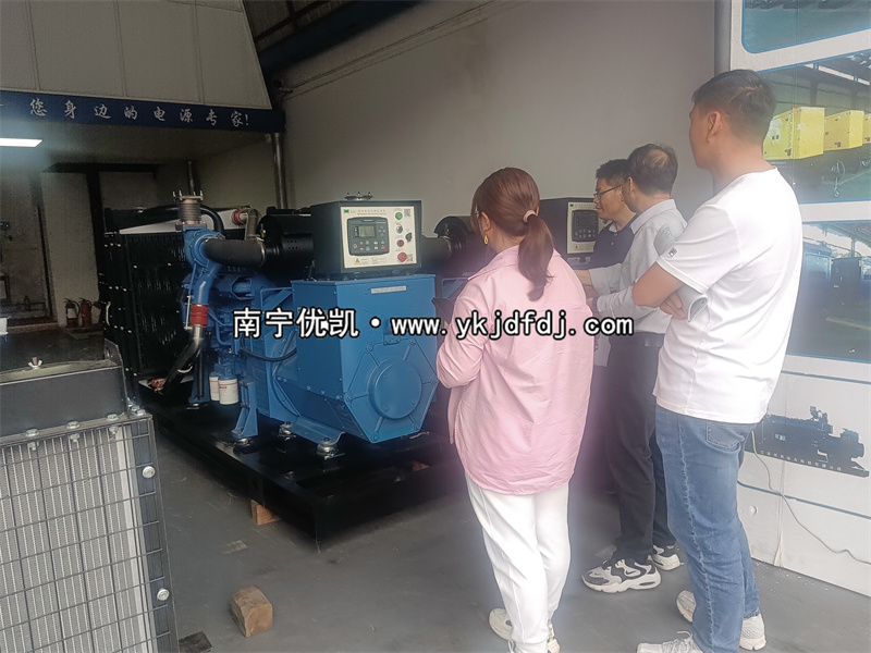 2024年3月18日，越南客戶(hù)到南寧店鋪學(xué)習(xí)柴油發(fā)電機(jī)組使用及相關(guān)知識(shí)