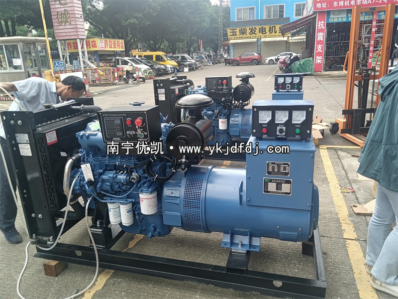 2024年5月31日，兩臺(tái)50KW玉柴發(fā)電機(jī)組試機(jī)發(fā)貨南寧某養(yǎng)殖場