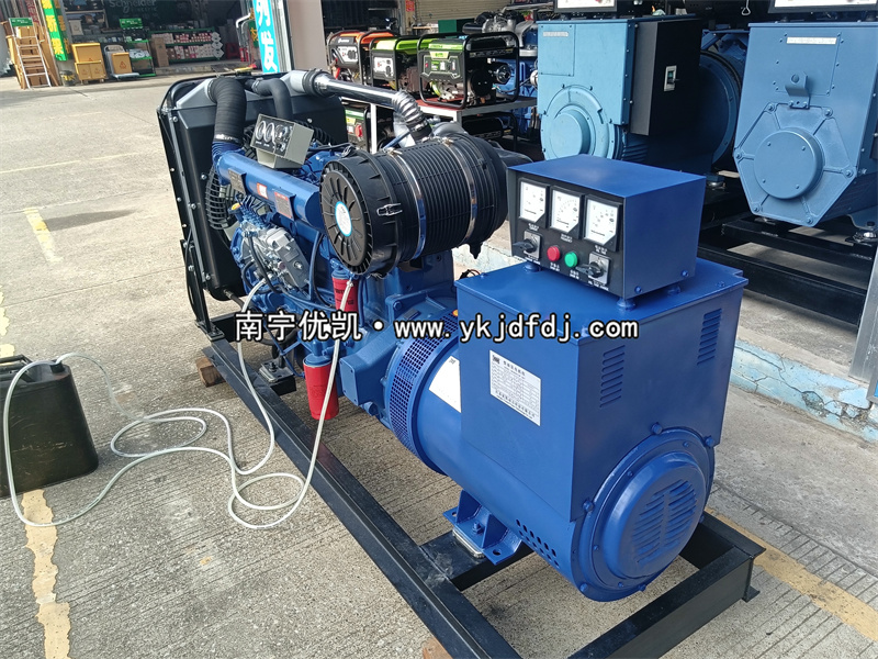 2025年7月25日，來賓項目120KW柴油發(fā)電機組試機并發(fā)貨