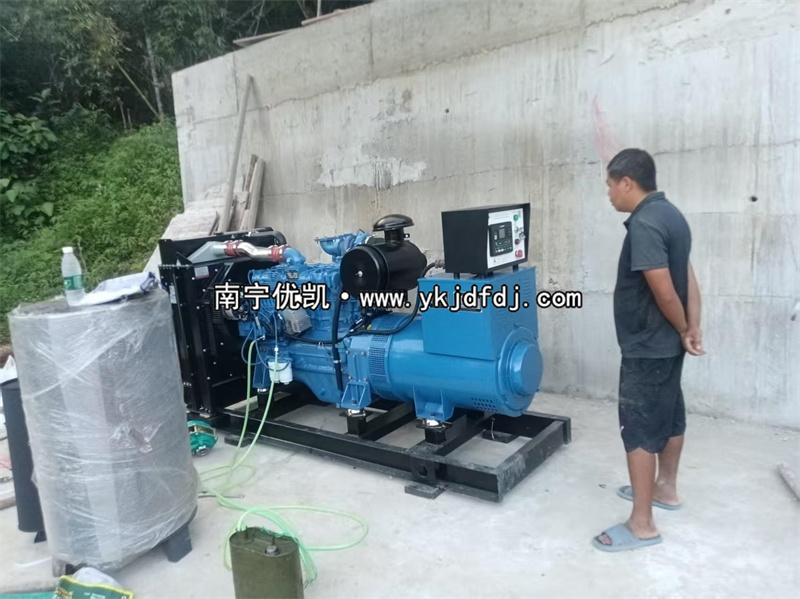 2025年9月5日，崇左項目150kw柴油發(fā)電機組到貨試機